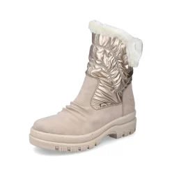 Rieker Korte Støvler Til Kvinder Champagne