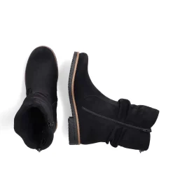 Rieker Korte Støvler Til Kvinder Grafit Sorte