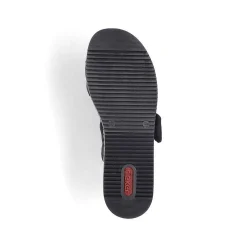 Rieker Kvinders Muldyr Asfalt Sort