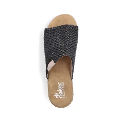 Rieker Kvinders Muldyr Asfalt Sort