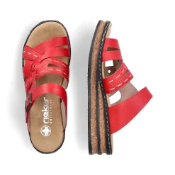 Rieker Kvinders Muldyr Brandrod