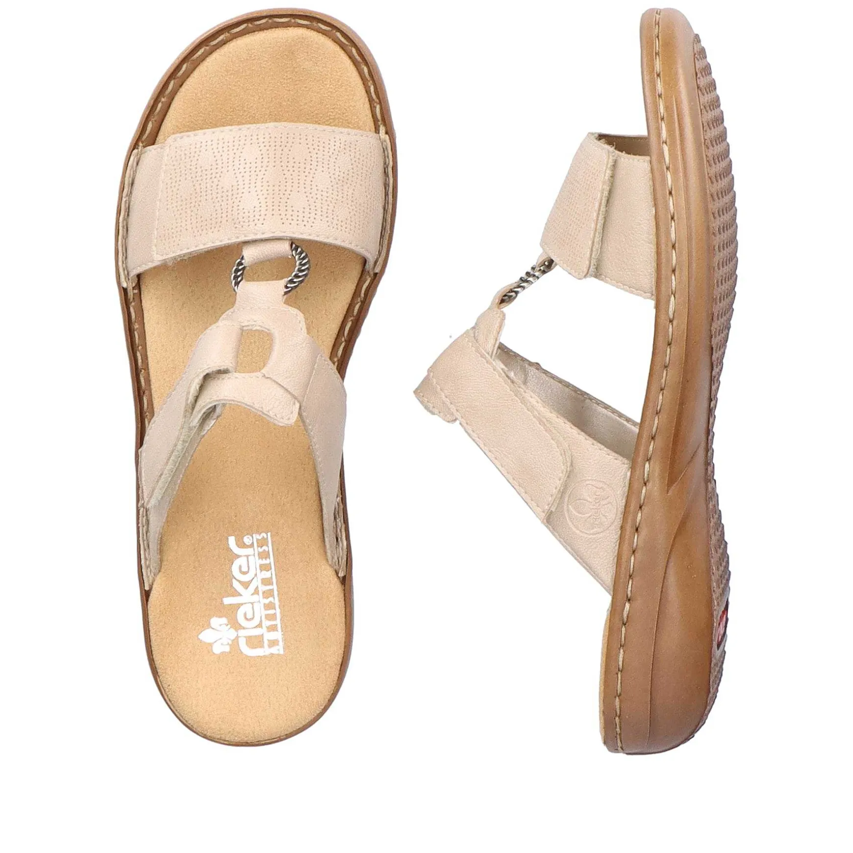 Rieker Kvinders Muldyr Clay Beige