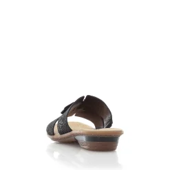 Rieker Kvinders Muldyr Dyb Sort