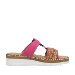 Rieker Kvinders Muldyr Flamingo Pink