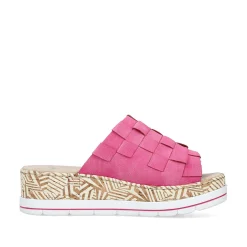 Rieker Kvinders Muldyr Flamingo Pink