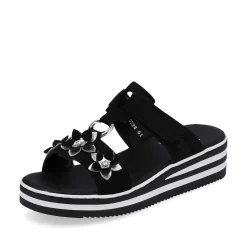 Rieker Kvinders Muldyr Grafit Sort