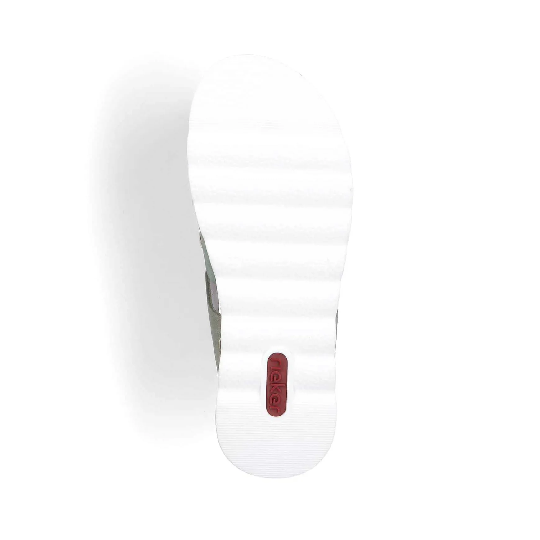 Rieker Kvinders Muldyr Gron Gra