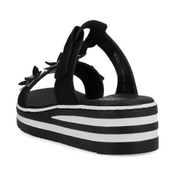 Rieker Kvinders Muldyr Grafit Sort