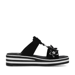 Rieker Kvinders Muldyr Grafit Sort