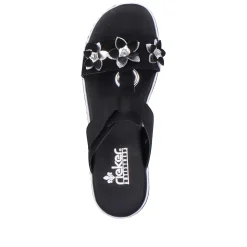 Rieker Kvinders Muldyr Grafit Sort