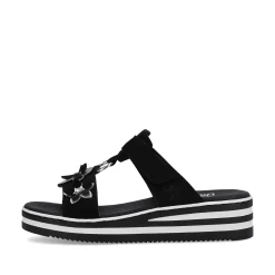 Rieker Kvinders Muldyr Grafit Sort