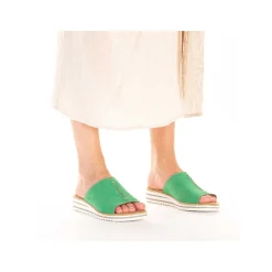 Rieker Kvinders Muldyr Graesgron