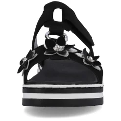 Rieker Kvinders Muldyr Grafit Sort