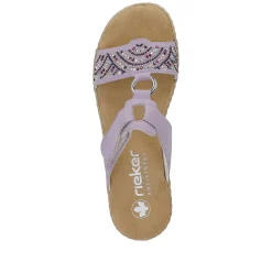 Rieker Kvinders Muldyr I Lilla Farver