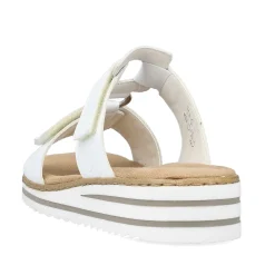 Rieker Kvinders Muldyr Krystal Hvid