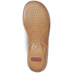 Rieker Kvinders Muldyr Krystal Hvid