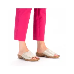 Rieker Kvinders Muldyr Lys Beige