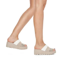 Rieker Kvinders Muldyr Lys Beige