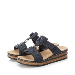 Rieker Kvinders Muldyr Morkebla