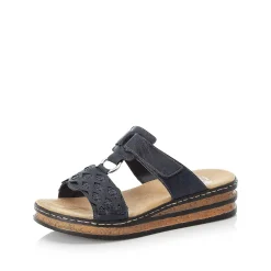 Rieker Kvinders Muldyr Morkebla