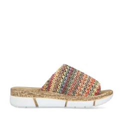 Rieker Kvinders Muldyr Multi-Lysebrune