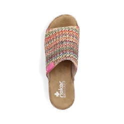 Rieker Kvinders Muldyr Multi-Lysebrune