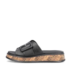 Rieker Kvinders Muldyr Night Black