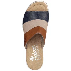 Rieker Kvinders Muldyr Nodde Brun-Sort