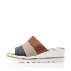 Rieker Kvinders Muldyr Nodde Brun-Sort