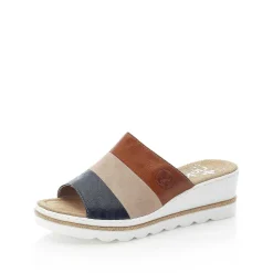 Rieker Kvinders Muldyr Nodde Brun-Sort