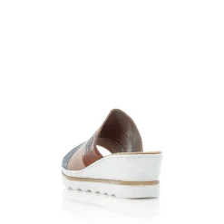 Rieker Kvinders Muldyr Nodde Brun-Sort