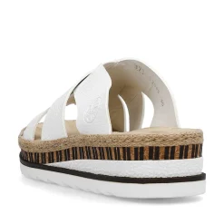 Rieker Kvinders Muldyr Ren Hvid