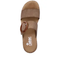 Rieker Kvinders Muldyr Sandbeige