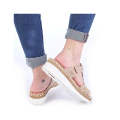 Rieker Kvinders Muldyr Sandbeige