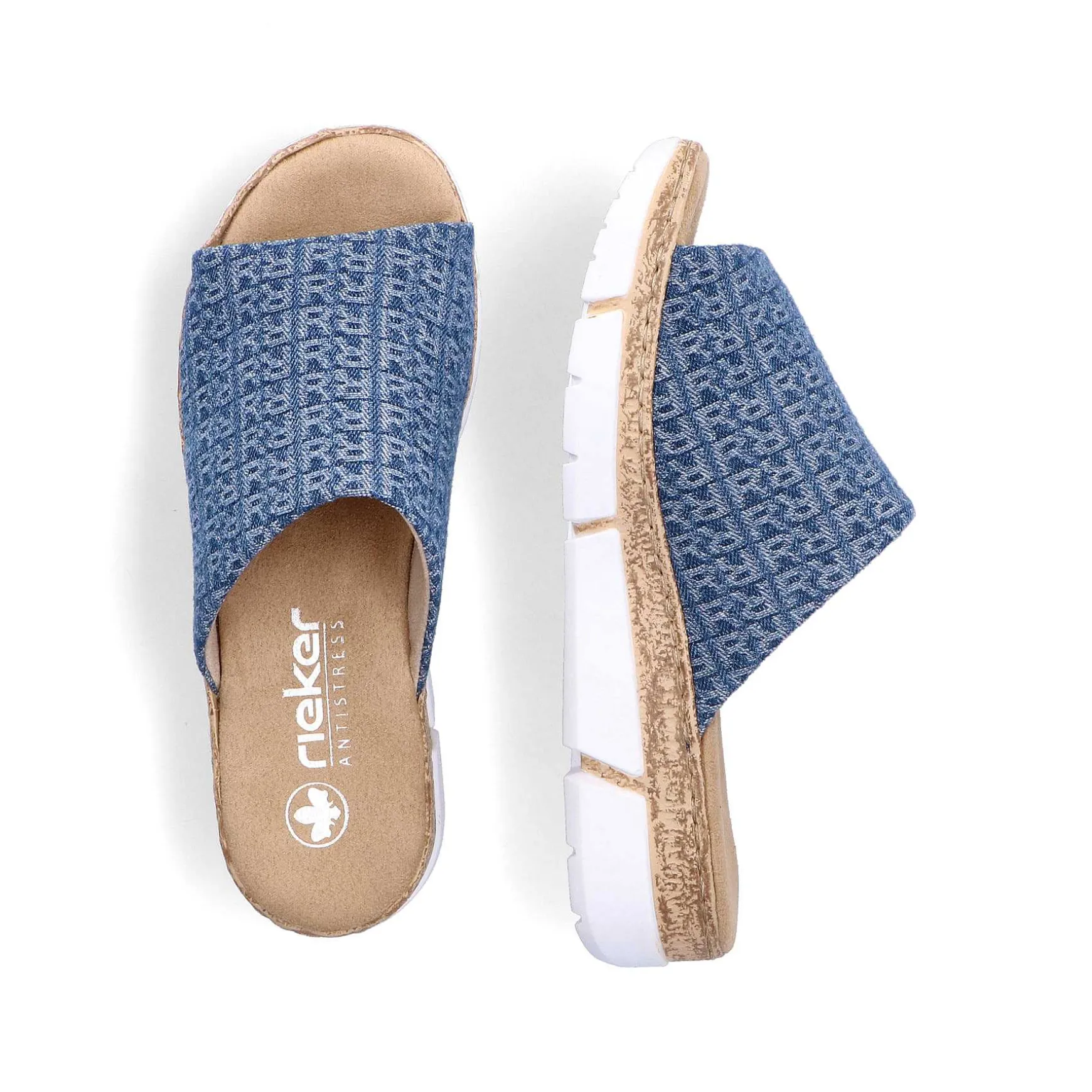 Rieker Kvinders Muldyr Skiferbla