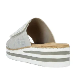 Rieker Kvinders Muldyr Solv Metallic