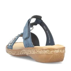 Rieker Kvinders Mule Denimbla