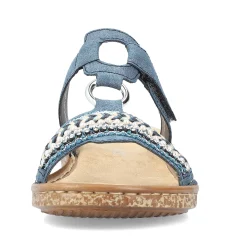 Rieker Kvinders Mule Denimbla