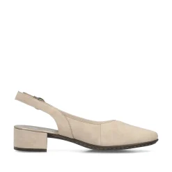 Rieker Kvinders Slingback Pumper Champagne