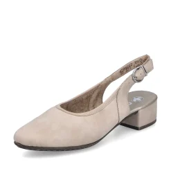 Rieker Kvinders Slingback Pumper Champagne