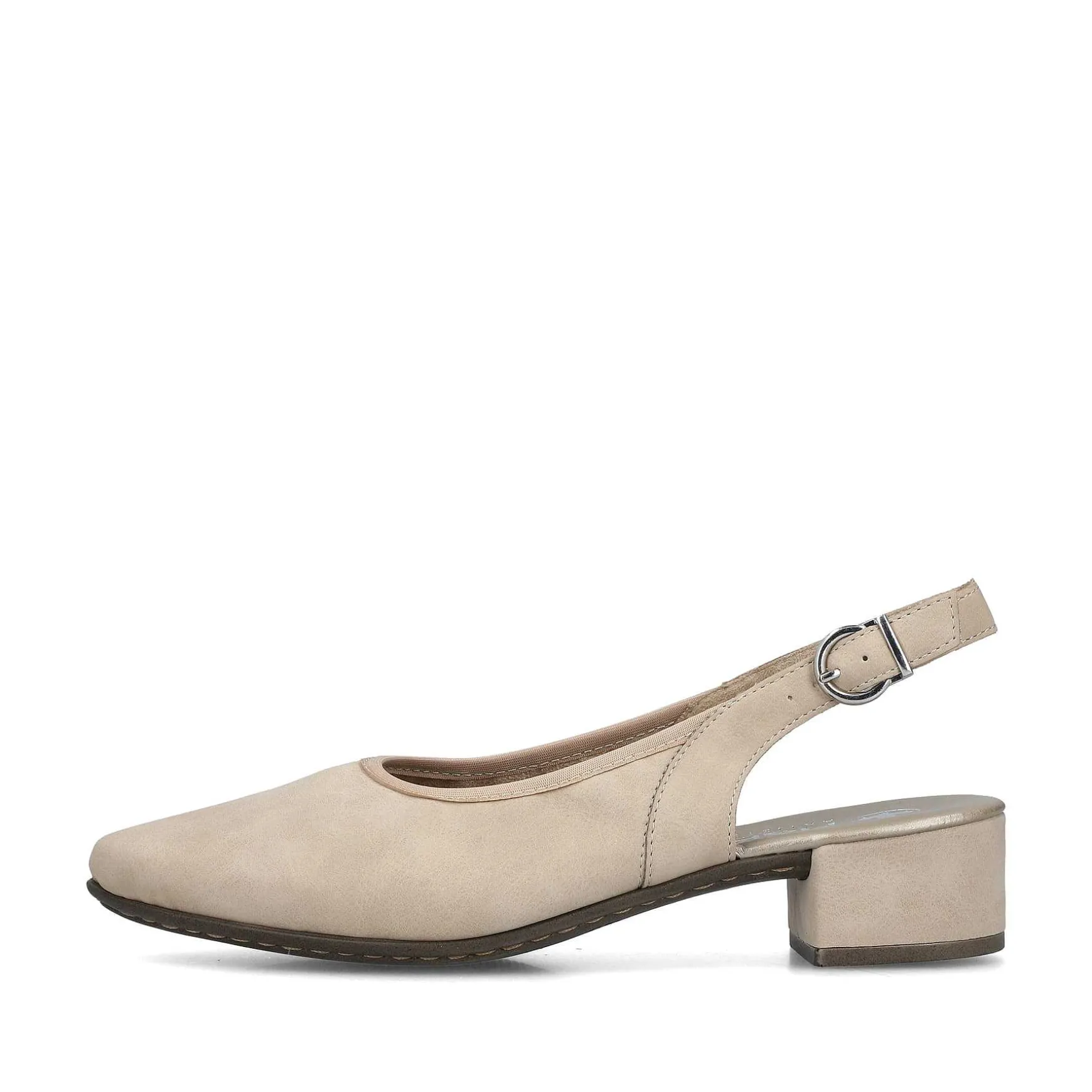 Rieker Kvinders Slingback Pumper Champagne