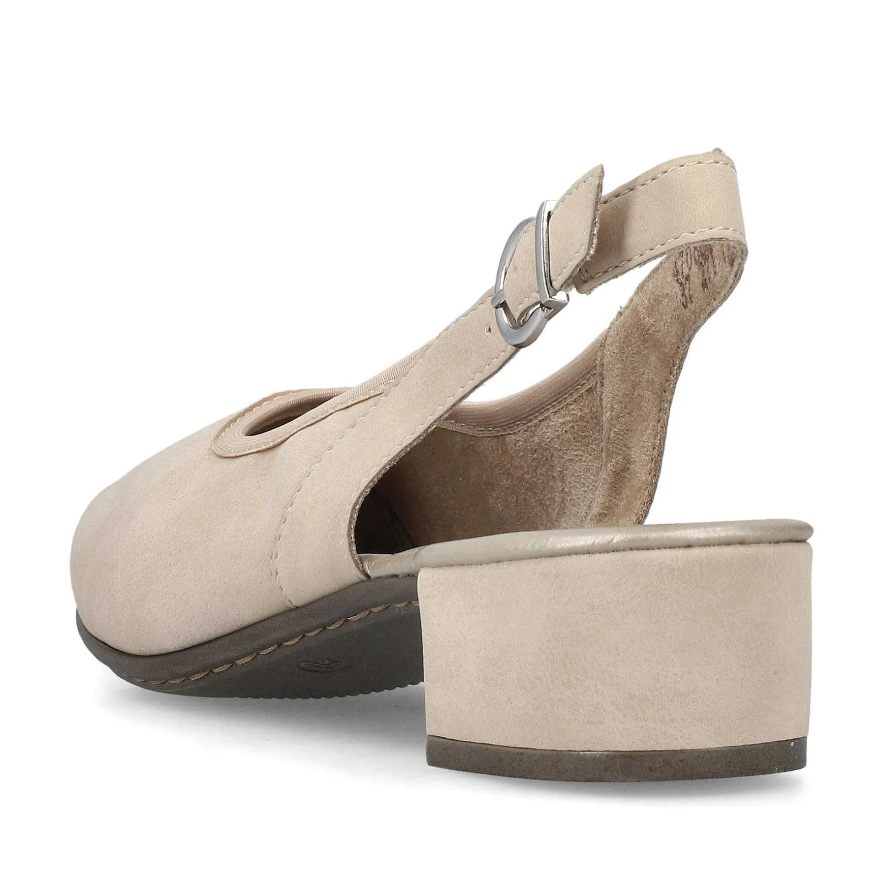Rieker Kvinders Slingback Pumper Champagne