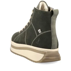 Rieker Kvinders Sneaker Hoj Kaki