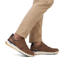 Rieker Lav Noddebrune Sneakers Til Mænd