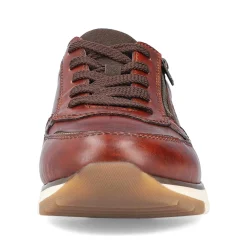 Rieker Lav Sneaker Til Mænd, Rod Brun