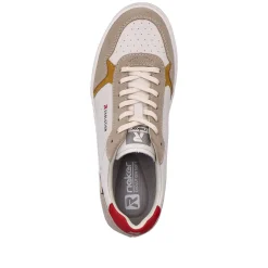 Rieker Lav Sneaker Til Mænd Vanilje-Hvid Ler-Beige