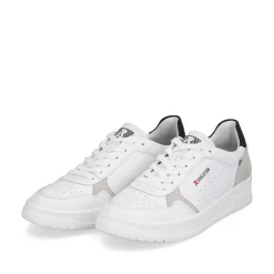 Rieker Low Sneaker Til Mænd Brilliant-White Graphite-Gra