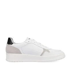 Rieker Low Sneaker Til Mænd Brilliant-White Graphite-Gra