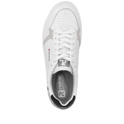Rieker Low Sneaker Til Mænd Brilliant-White Graphite-Gra