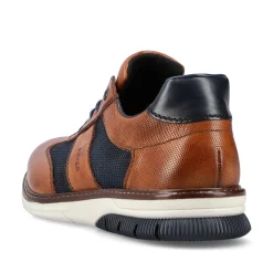 Rieker Mænds Snoresko Kanelbrun-Havbla